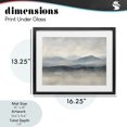 thumbnail image 4 of Stupell Industries Contemporary Misty Muted Mountainscape Black Framed Print Under Glass, 16 x 13, by Riley B, 4 of 8