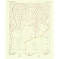thumbnail image 3 of USGS 15x18 Black Modern Framed Museum Art Print Titled - Pomeroy Texas Quad - USGS 1954, 3 of 5
