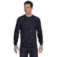 thumbnail image 1 of Camiseta de manga larga teñido anudado 100% algodón SPIDER NAVY 2XL, 1 of 1