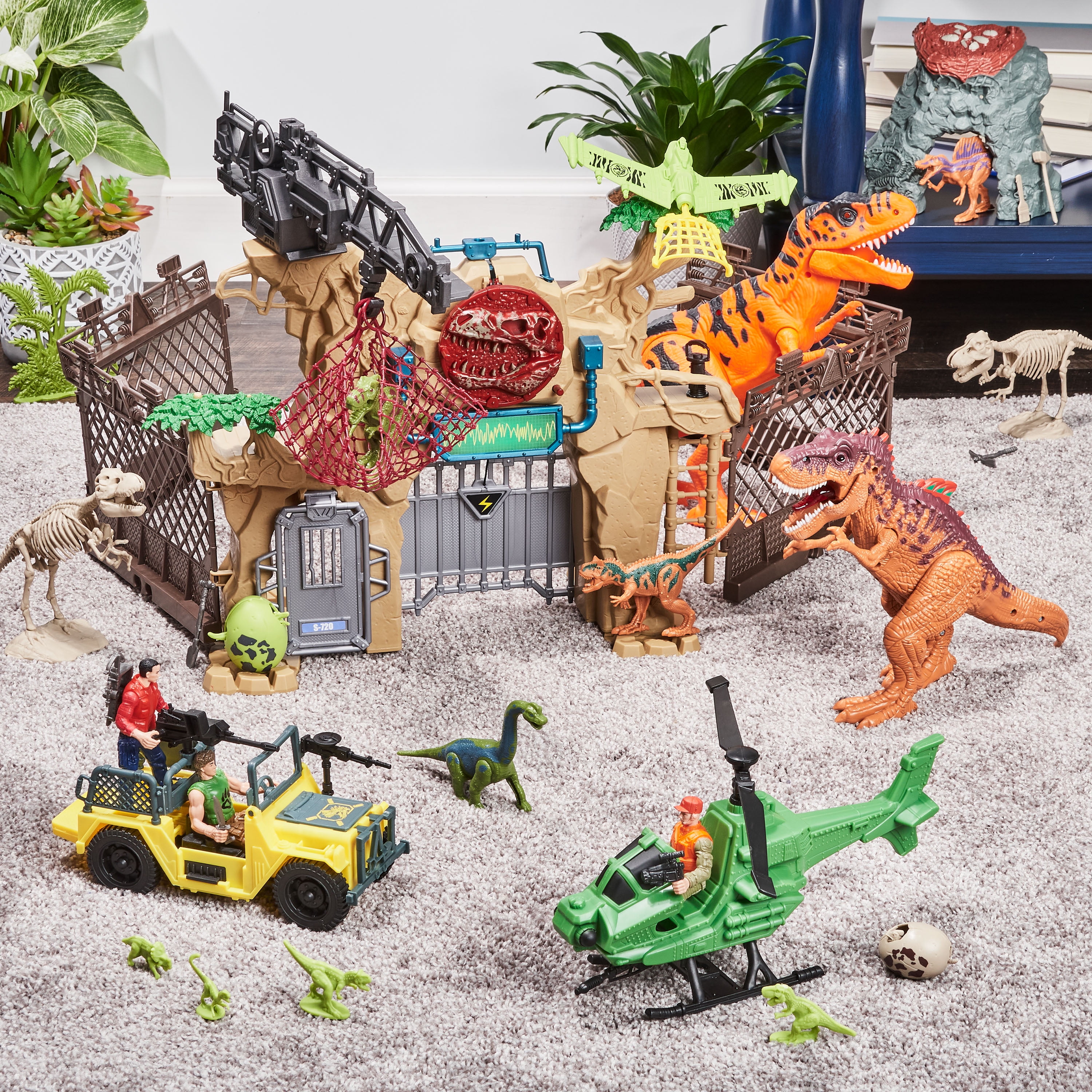 kid connection dinosaur playset