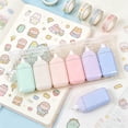 thumbnail image 3 of Fareti 6Pcs Mini White Correction Tapes, Quick Dry Smooth Pull Out for Writing, Aesthetic Cute Correction Tape Set Easy to Use for Office Supplies, 3 of 8