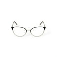 thumbnail image 4 of Flower Women's FLR6050 Prescription Eyeglasses with Case, Black/Gold, 4 of 6