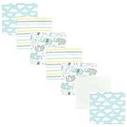 Luvable Friends Hudson Baby Flannel Receiving Blankets 7pk, New Elephant