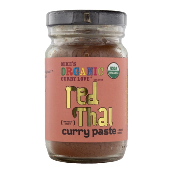 Curry Love Mike's Organic Red Thai Curry Paste, 4.23 oz