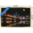 thumbnail image 3 of Cityscapes - Portland, Oregon Wall Poster, 22.375" x 34", Framed, 3 of 3