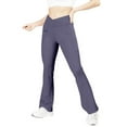 thumbnail image 2 of Womens Wide Leg Sweatpants Women Cargo Pants with Pockets Wide Leg Pants Woman Women's Dress Pants for Work Women Work Pants Wide Leg Cargo Pants for Women Purple XL, 2 of 4