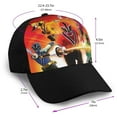 thumbnail image 2 of Power Rangers Baseball Cap Golf Dad Hat Adjustable Low Profile Cotton Hat Trucker Hats for Men Women, 2 of 5