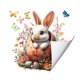 thumbnail image 2 of Uuiauoio 1 Sheet Easter Window Clings for Glass Windows, Easter Egg Bunny Butterfly Stickers Spring Window Clings Decorations, Spring Windows Decals for Home Office Party Decor, 2 of 6
