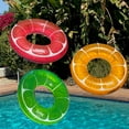 thumbnail image 5 of CocoNut Outdoor Tangerine Orange Glitter - 42" x 42" Pool Float – Inflatable Pool Ring – Durable Long Lasting Lounge Tube and Water Toy – Fun Decoration for Parties, Events. Ages 8+, 5 of 7