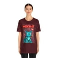 thumbnail image 3 of Mecha Chatbot Cat Unisex Jersey Short Sleeve Tee, 3 of 4