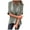 Green, variant on Women's T-Shirts Women Solid Color Round Neck Medium Long Sleeve Loose Shirt Blouse for Casual Wear and Everyday Comfort
