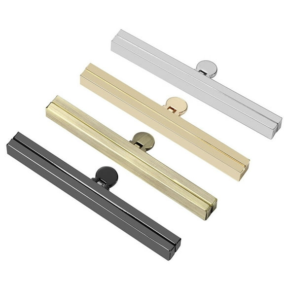 HEATSHAKING Purse Clasp Hardware for Diy Craft Metal Wallet Accessory 1 Set