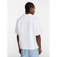 thumbnail image 4 of No Boundaries Boxy Fit Ripstop Shirt with Short Sleeves, Men's XS-5XL, 4 of 6