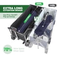 thumbnail image 3 of REDCAMP 50" L Extra Long Collapsible Beach Wagon, 300L Heavy Duty Folding Wagon Utility Beach Cart with Big All Terrain Wheels for Sand, Dog Wagon with Side Pocket for Camping Sports Shopping Pet, 3 of 8