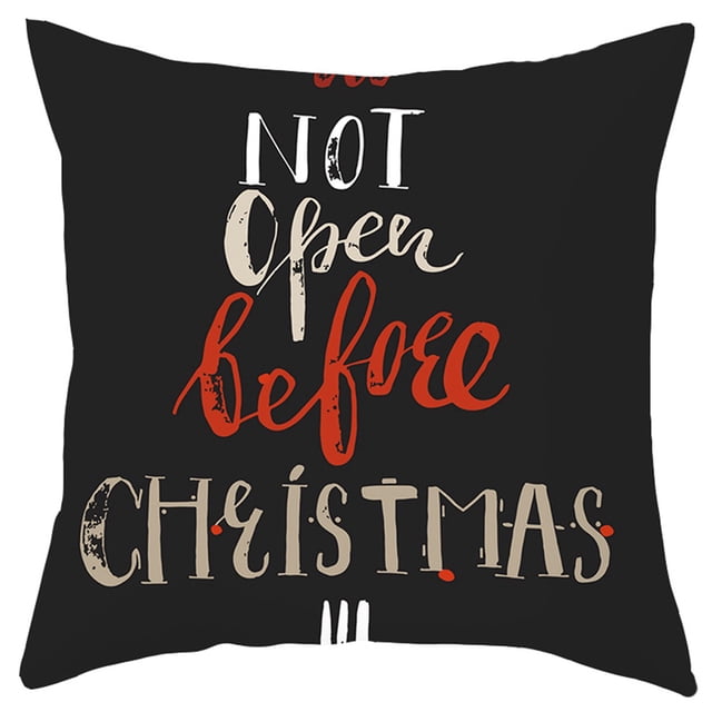 Xihbxyly Funda de Almohada Navideña con Diseño de Coche Rojo Festivo, Suave Fibra de Poliéster, Funda de Cojín Decorativa, Ideal para Sofá, Coche, Cama y Decoración de Fiestas Navideñas, Tamaño 45 X
