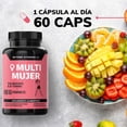 thumbnail image 2 of Multivitaminico De Mujer Beyond Vitamins Con 23 ingredientes y Vitamina D3 60 Cápsulas, 2 of 9