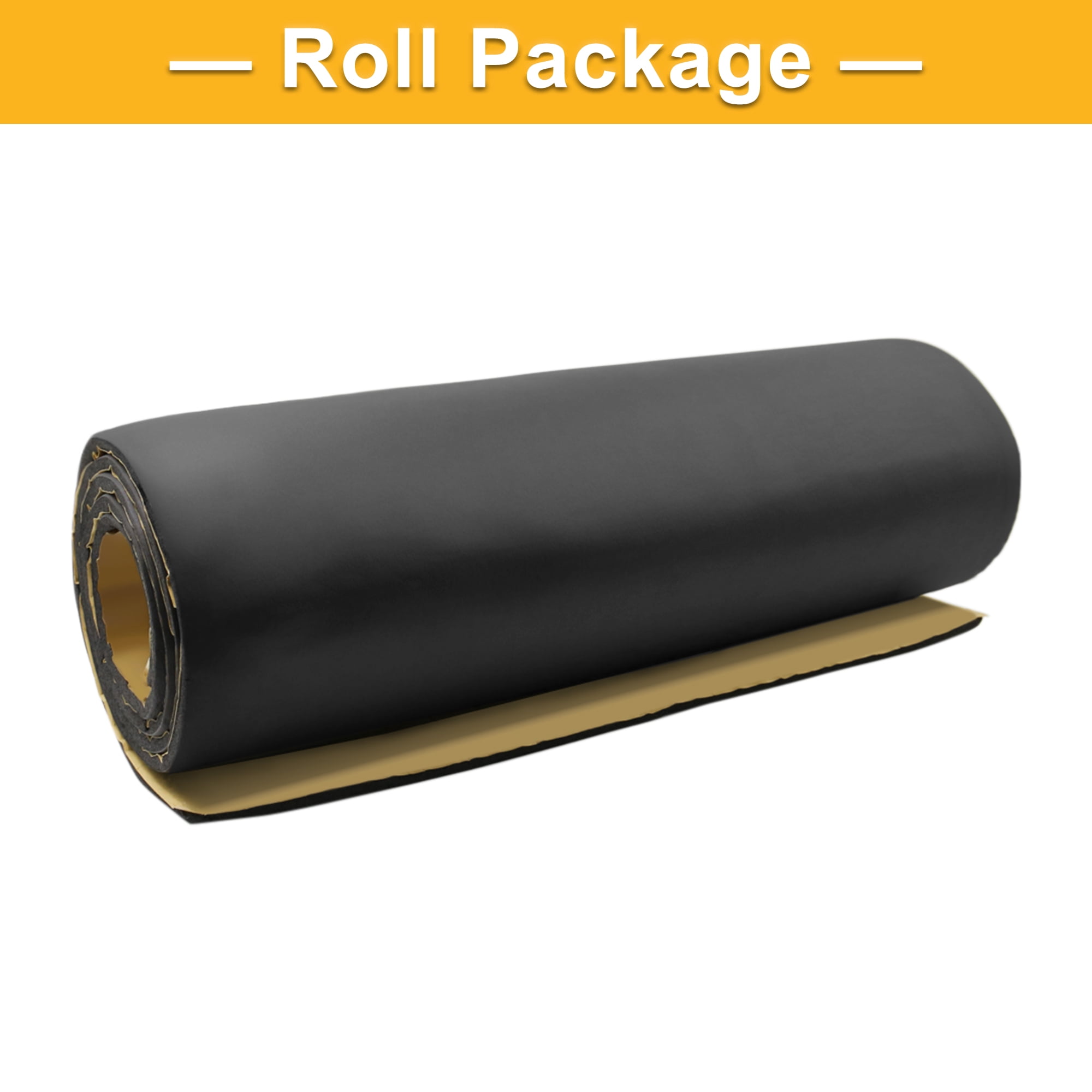Unique Bargains Universal 197mil 5mm Car Door Sound Deadener Insulation Cotton Mat 79"x20"