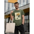 thumbnail image 2 of Golden Bird Of Paradise T-Shirt Men -Sydenham Edwards Designs, Male Medium, 2 of 4