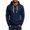Navy, variant on SRZYMJ Mens Hooded Sweatshirt Casual Long Sleeve Drawstring