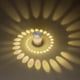 thumbnail image 3 of Lámpara de pared LED en espiral de 3 vatios, lámpara de pared de aluminio, lámpara de baño, lámpara de pared (luz cálida), 3 of 5