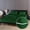 Green, variant on 4 Piece Zipper Sheet Set Includes (1 Zipper Fitted Sheet, 1 Flat Sheet And 2 Zipper PillowCase) with 26 Inch Deep Pocket 800 TC 100% Egyptian Cotton Solid Moss Color Twin Size