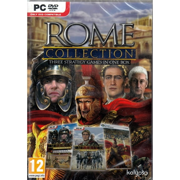Rome Collection - 3 Strategy Games in One - Grand Ages Rome   Imperium Romanum   Emperor Expansion