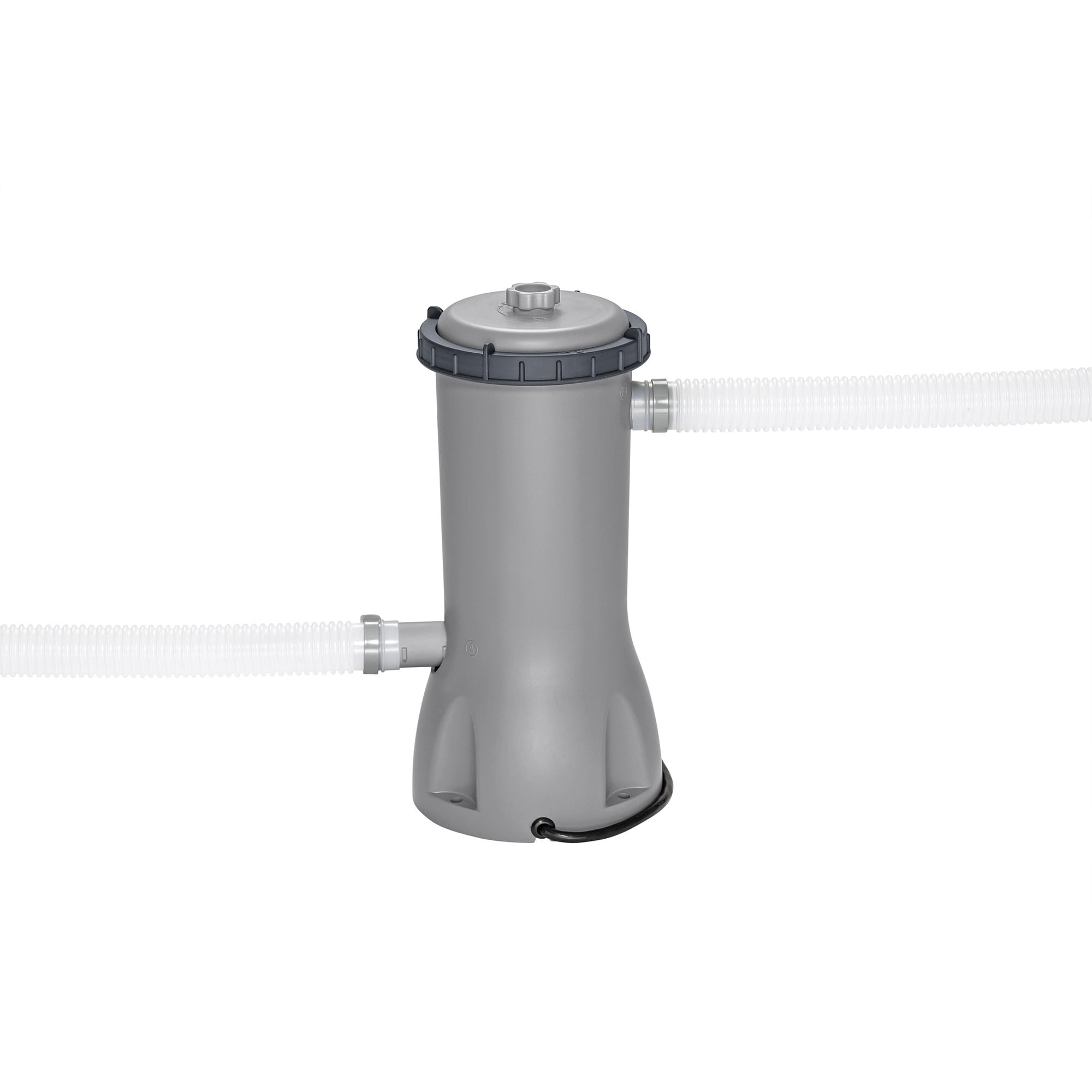 Bestway: Steel Pro MAX - 14' x 42", Grey -Round Above Ground Swimming Pool Set, ClickConnect Frame, Tritech, Filter Pump-Ladder-Cover, 3440 Gal Water