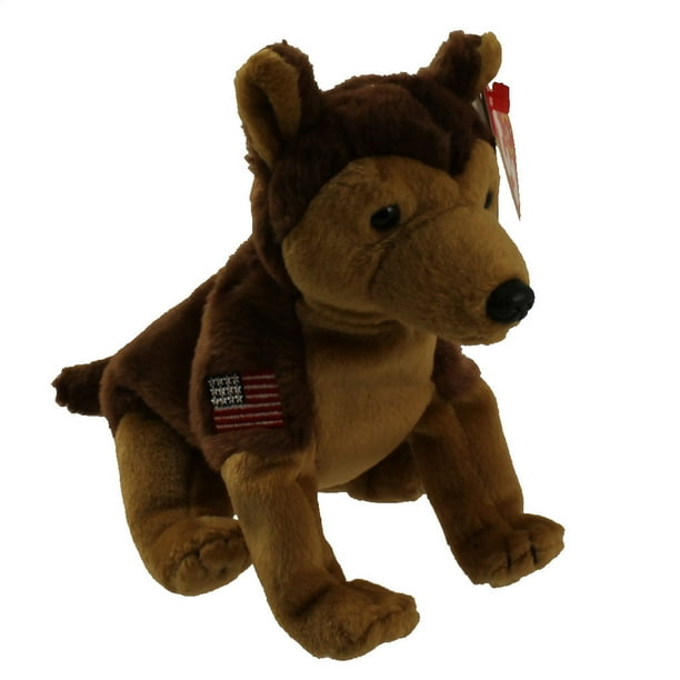 TY Beanie Baby COURAGE the NYPD Dog (6 inch)