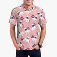 thumbnail image 3 of Balery Bulldog Printed Men’s Short Sleeve Polo Shirt, Midweight Men's Shirt,Golf Polo shirts -Medium, 3 of 9