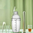 thumbnail image 4 of Transparent Plastic Cocktail Shaker with Measuring Scale ABS Bar Mixing Tool for Home & Party Use Leak-Proof 3 Sizes Available, 4 of 6