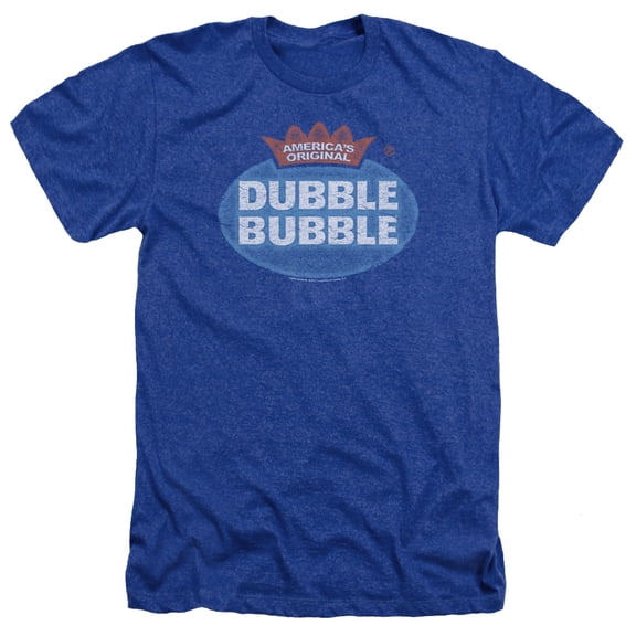 Dubble Bubble - Vintage Logo - Heather Short Sleeve Shirt - X-Large