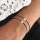 thumbnail image 3 of Pulseras Simples De Moda, Tobillera, Pulseras De Verano Ajustables Hechas A Mano, Tobillera De Corazón De Melocotón, Accesorio De Joyería Para Mujer 2 Piezas Serendint AP006381-01, 3 of 6