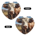 thumbnail image 2 of Goofa Cute Daisy Cow Pattern Pocket Mirror, Portable Makeup Mirror,Travel Makeup Mirror,Dual-Sided Compact Mirror,Gift Makeup Mirror-Heart Shape, 2 of 9