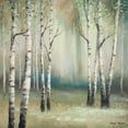 thumbnail image 2 of Marcon, Michael 20x20 White Modern Wood Framed Museum Art Print Titled - Late September Birch I, 2 of 4