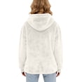 thumbnail image 4 of Sewkxo Cat Pouch Hoodie Pet Carrier Hoodies Women Oversized Kangaroo Pocket Lightweight Sweatshirts,White 2XL, 4 of 7