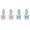Silver,0.82inch-Butterfly-Blue & Pink, variant on 925 Sterling Silver Dangle Earrings for Women, Small and Large Hypoallergenic Hoop Earrings Trendy huggie Earrings Drop accessories Gifts for Sensitive Ears