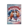 thumbnail image 2 of Cavalier King Charles Spaniel Patriotic Welcome for 4Th of July Independence Day Travel Passport Wallet Dog Lover Gifts PU Leather Passport Holder Cover - 00010, 2 of 5