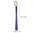 thumbnail image 4 of Unique Bargains 1 Pc Sling Long Handle Hangable Shoe Horn for Shoe 18.5"x1.77" Blue, 4 of 6