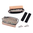 thumbnail image 3 of Soidarity Juego de pastillas de bajo de 2 piezas de clásica Banjo puente de cuello eléctrico accesorios de pastilla tono equilibrado Accesorios para instrumentos musicales Soidarity OD023701-00, 3 of 6