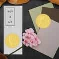 thumbnail image 4 of 2 Inch Envelope Seals Stickers Letter C 100pcs Embossed Foil Seals Adhesive Gold Foil Seals Stickers Label for Wedding Invitations Envelopes Gift Packaging, 4 of 9