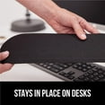 thumbnail image 5 of Silky Gel Memory Foam Wrist Rest for Computer Keyboard, Mouse, Ergonomic Design for Typing Pain Relief, Desk Pads Support Hand and Arm, Mousepad Rests, Stain Resistant, 2 Piece Pad, Black, 5 of 9
