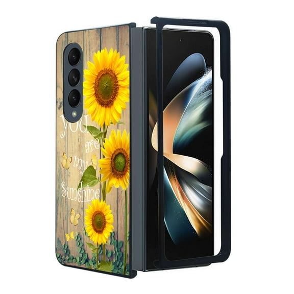 ANJ  Protective Snap-On Design Printed Case Compatible with Samsung Galaxy Z Fold 4 - My Sunshine