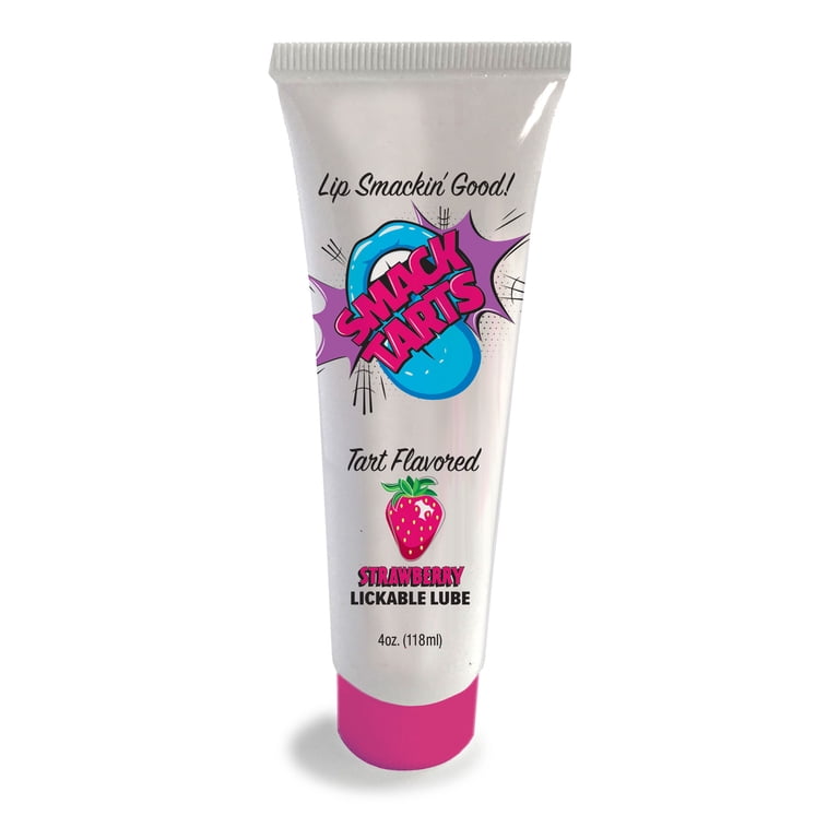 Smack Tarts Oral Gel Flavored Water Based Personal Lubricant, 4 oz, Sour  Cherry
