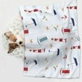 thumbnail image 6 of Disketp Nautical Lighthouse Sailboat Dog Blanket/Bed Cover for Dogs and Cats,Puppy Essentials-Large, 6 of 8