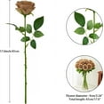 thumbnail image 2 of 12PC Black Roses Artificial Flowers Fake Roses Silk Realistic Roses Bouquet Flowers with Long Stems for Wedding Home Party Centerpieces Decorations, 2 of 5