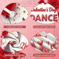 thumbnail image 3 of Red Roses Valentine's Day Banner Heart Shapes Love Display Romantic  Gift Boxes Romantic Backdrop for Valentine's Party Romantic Date Indoor Decoration, 3 of 8