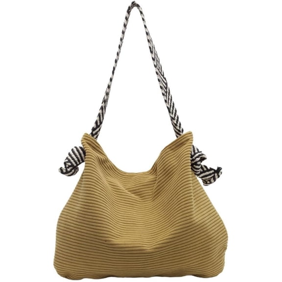 Corduroy Slouchy Hobo Bags for Women Large Corduroy Tote Bag with Wide Strap Casual Work Travel Shoulder Handbag