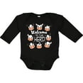 thumbnail image 3 of Inktastic Welcome to the Herd with Cute Black and White Holstein Cows Boys or Girls Long Sleeve Baby Bodysuit, 3 of 5