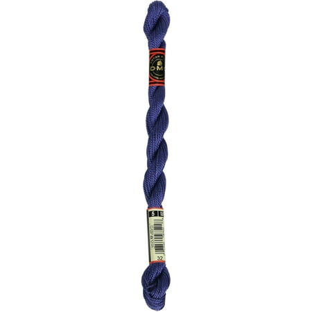 UPC: 0077540975228 | DMC Pearl Cotton Skein Size 5 27.3yd-Dark Blueberry