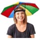 thumbnail image 3 of Paraguas plegable - Sombrero de sombrilla - Protección solar - Gorros para adultos y niños - Perfecto para carnaval - Mardi Gras - Festival - Playa y actividades al aire libre, 3 of 5